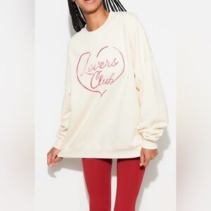 ❤️Spiritual Gangster Lovers Boyfriend Cotton Graphic Sweatshirt. Ladies L